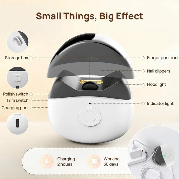 Electric Nail Trimmer - Random Color