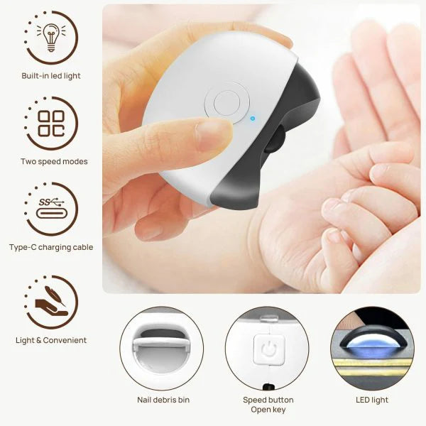 Electric Nail Trimmer - Random Color